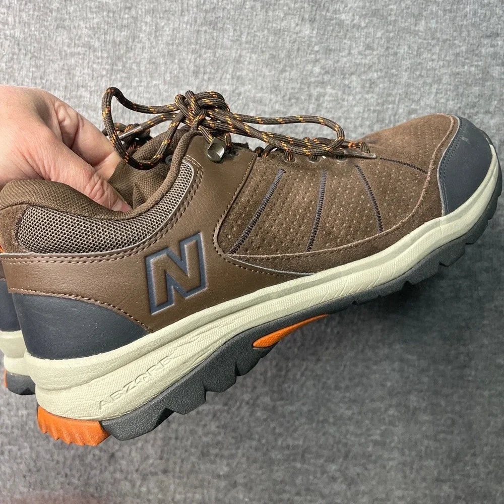 New Balance Hiking Boots MW1201 Mens 12.5 Brown Suede Lace-Up Outdoor Trail